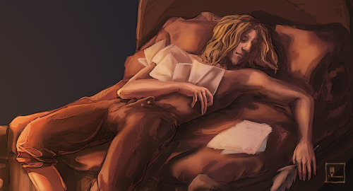 Mage Rights Activist In His Rare Moment Of Free Time. Safe And Cozy In His Boyfriends House Of Course