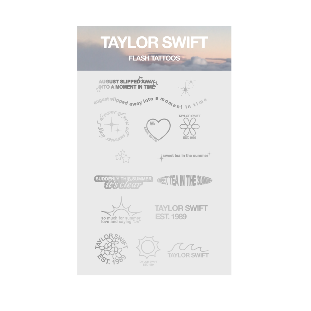 Taylor Swift  Accessories  New Taylor Swift Just A Summer Thing Tattoos   Poshmark