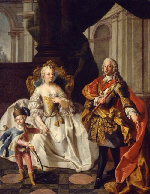 Empress Maria Theresa of Austria and her family by Franz Xaver Karl Palko 1747
