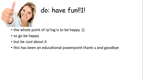 another educational powerpoint because I clearly have too much time on my hands