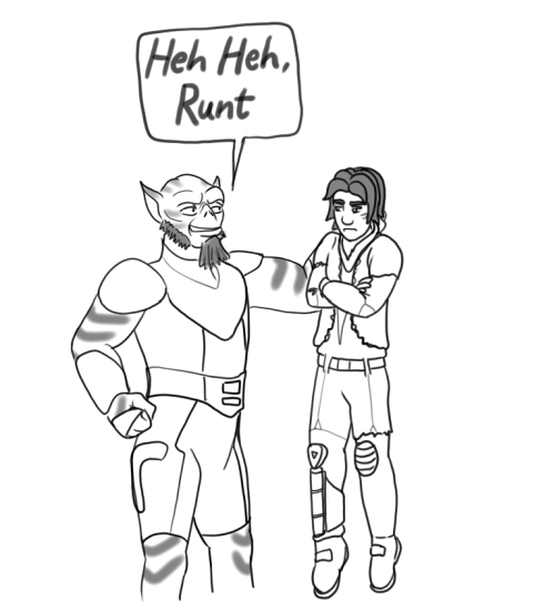 radicalrebelcat:  Zeb, I know he’s your little brother, but you gotta be careful when you’re provoking a prankster Padawan…  But Space Bros will be Space Bros. Look! I sort of know how to make a Gif. Y’all are in Trouble now…  