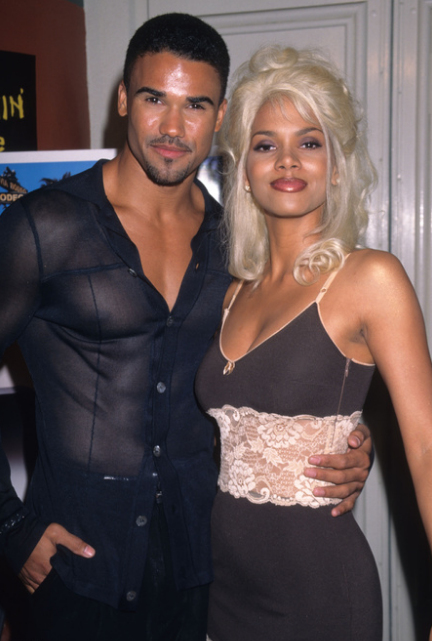 Halle Berry with Shemar Moore (1997)
