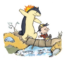 insanelygaming:  Calvin and Hobbes Pokemon