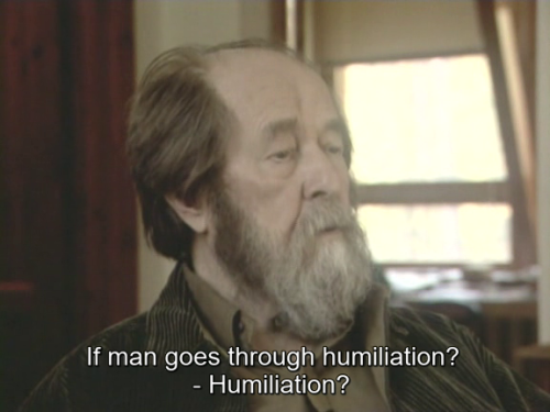 smnmblst: The Dialogues with Solzhenitsyn (Aleksandr Sokurov, 1998)