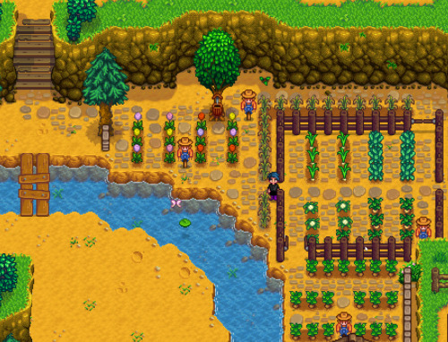 First time trying to work with a Mountain Farm I really like it #stardewvalley