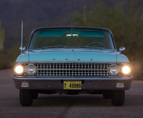 fullthrottleauto:    1961 Ford Galaxie Sunliner 390/401 HP  