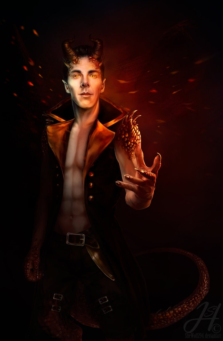 licklucifer:  I am fire. I am death by ANNErgy SmaugLock by Brilcrist Smaug by j-grey