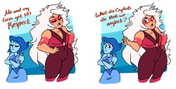 yurifruit:  Malachite Running Underwater*aggressively makes fluffy Jasper/Lapis because the ship has a MIGHTY NEED* This is my anthem fight me I love them 