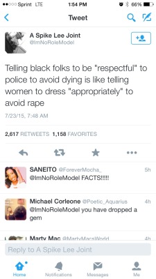 gang0fwolves:  in-todd-we-trust:  Exactly.  and black women gotta deal with both.