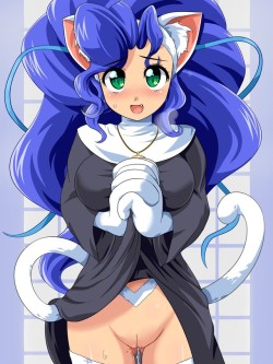 hentai-leaf:  Felicia from Darkstalkers, by DoubleAsterisk / Konpeto. See more of DoubleAsterisk ‘s work at: http://www.pixiv.net/member.php?id=16494  