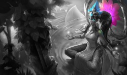 Monochromatic Splash Art: Order of the Lotus