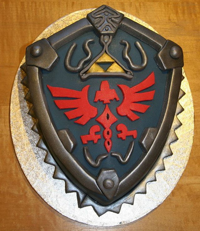 cookingchannel:  We don’t know whether to eat this Zelda-themed cake or equip it