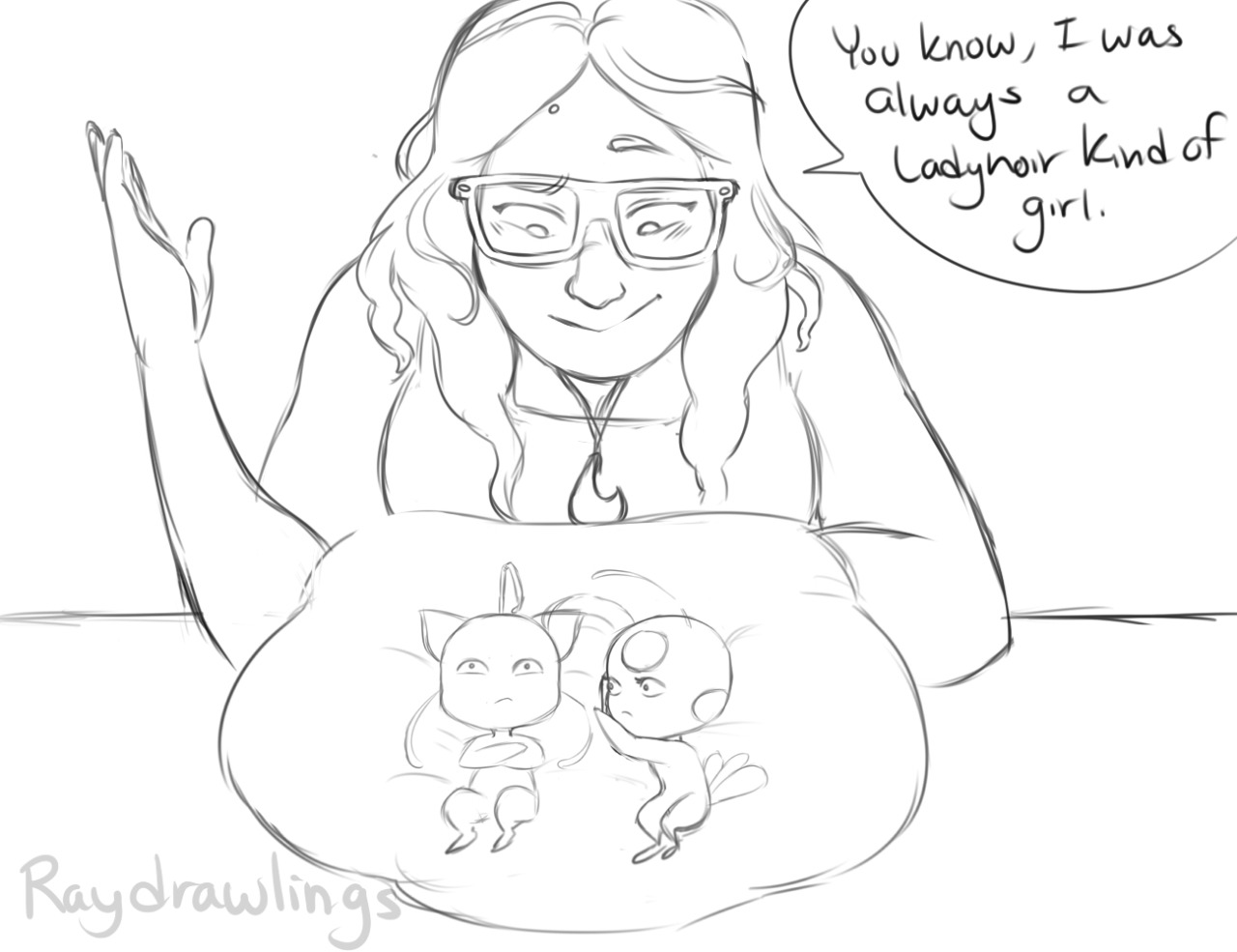 raydrawlings:  It was requested I draw a part 3 to the sleepover comic yesterday