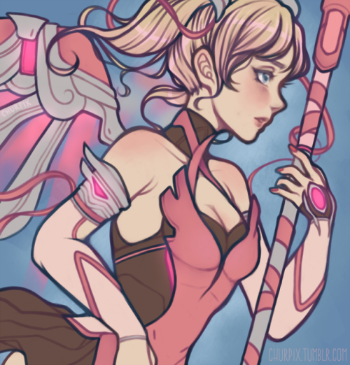 A little late, but here’s Pink Mercy Such a pretty skin for a wonderful cause.