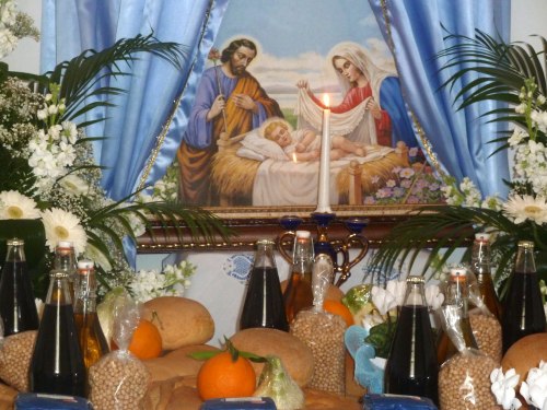 mittelmeer:March 19, the Feast of St. Joseph. In the hinterland of Otranto we are celebrating this d