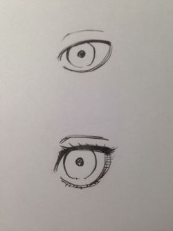 Isayama&rsquo;s new blog contains sketches of Eren and Historia&rsquo;s similar eyes! (Source)Interesting timing in the story for this comparison&hellip;