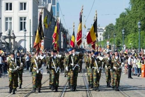 belgium military parade