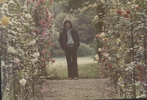 George Harrison in the gardens of Friar Park, 1978. Photo by Mike Salisbury.“[George] thought that e