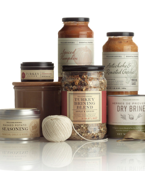 Williams-Sonoma&rsquo;s Thanksgiving food assortment by Cult Partners, USA.