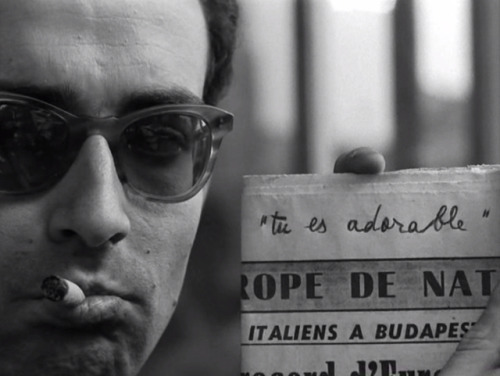 ehoradote:  Paris nous appartient (1961), dir. Jacques Rivette.Jean-Luc Godard