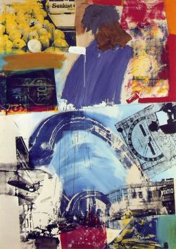 lyghtmylife: RAUSCHENBERG, Robert [American Pop Artist, 1925-2008]Harbor1964Oil and silkscreen ink on canvas84 x 60 in. (213.4 x 152.4 cm)Museum Ludwig, Cologne 