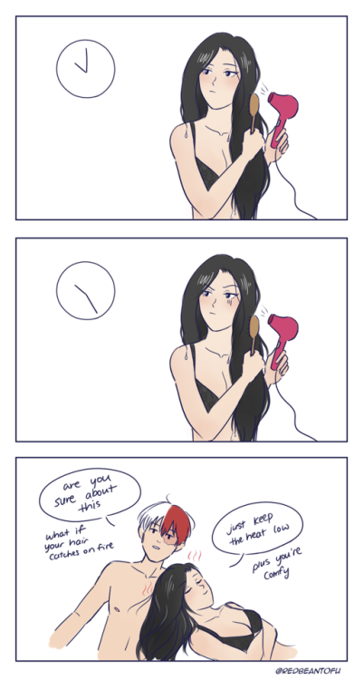 redbeantofu: not exactly the kind of cuddling todoroki signed up for twitter | instagram 