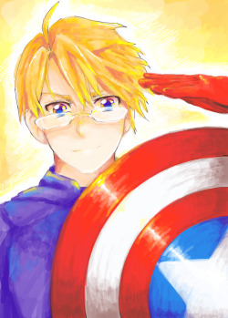 smekday:  CAPTAIN AMERICAAA by *skyna 