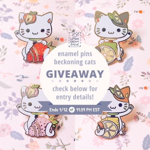enamel pin giveaway!hey! I’m running a promotion across ig and tumblr! how to enter1. be following m