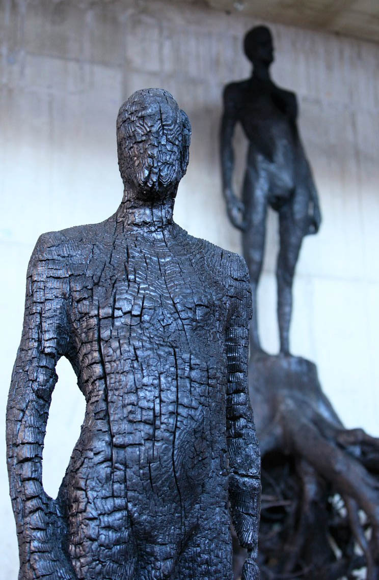 “Burned Wood - Sculpture collection by Aron Demetz”
http://www.arondemetz.it/