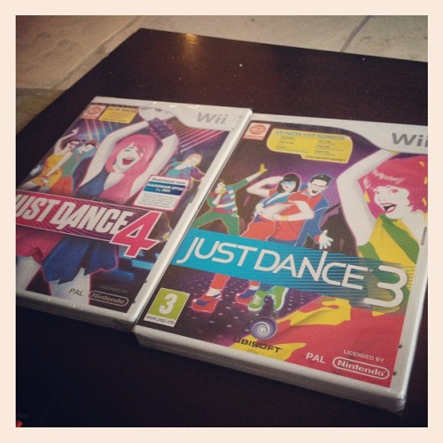 Yay my games have come #wii #justdance
