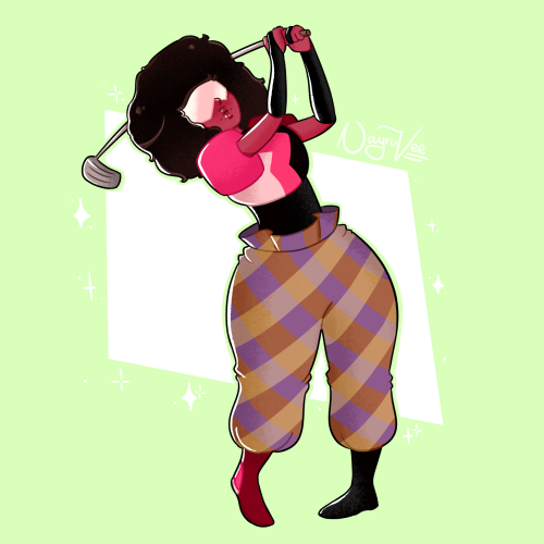 Fashion Icon: Garnet with Greg´s golf pants lol