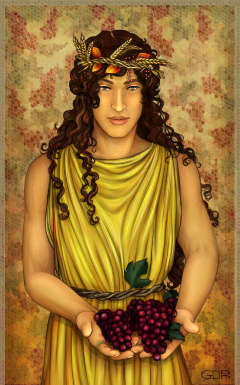 gracedpalmer:Liber:The Roman god of grapes, wine and fertility, Liber was also the patron of the ple