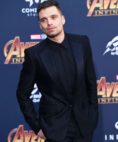 wesleygasm:SEBASTIAN STAN | ‘Avengers: Infinity War’ Premiere, Los Angeles / April 23, 2018