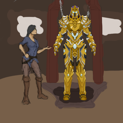 sometimesartwra:Jani showing off her big armor. (My Paladin, not the loa. Hek.)I found that if you u