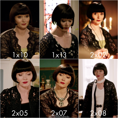 The second outfit of “Blood of Juana the Mad” is one of Phryne’s casual yet elegant at-home ensemble