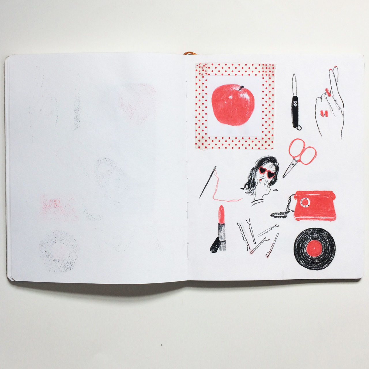 aimeebeebrooks:  most of my work is done in my sketchbook. here are the original