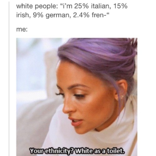 “My boyfriend is Columbian so I’m like part Columbian too and like I dated a Dominican so yeah…” 😭 #pleasestop #yourenotSpanish #yourenotmixed #whitegirlsbelike