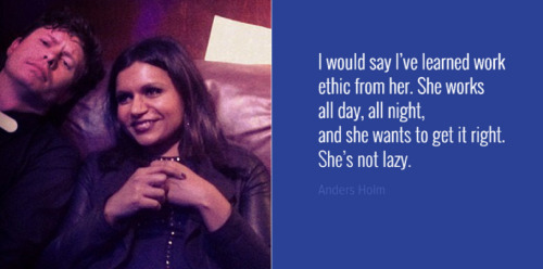1professionalfangirl:“Mindy’s co-stars talking about her genius” compilation post PART 4