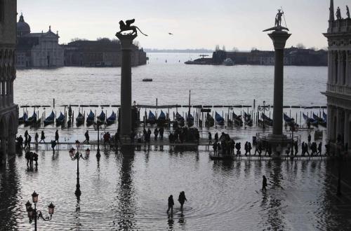 Acqua alta a Venezia