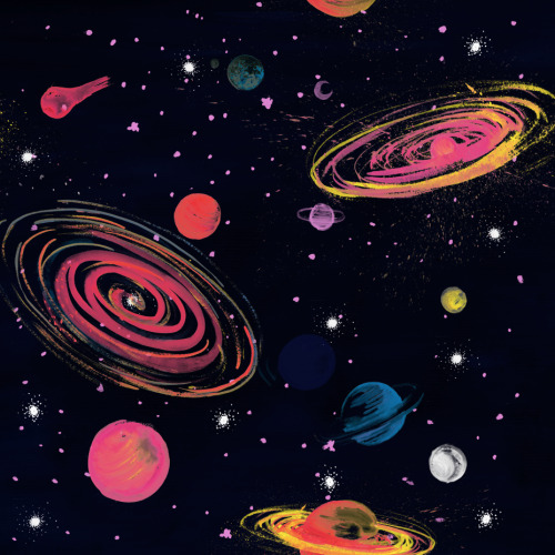 geelhermeart:GALAXIA - Wathercolor, photoshop.