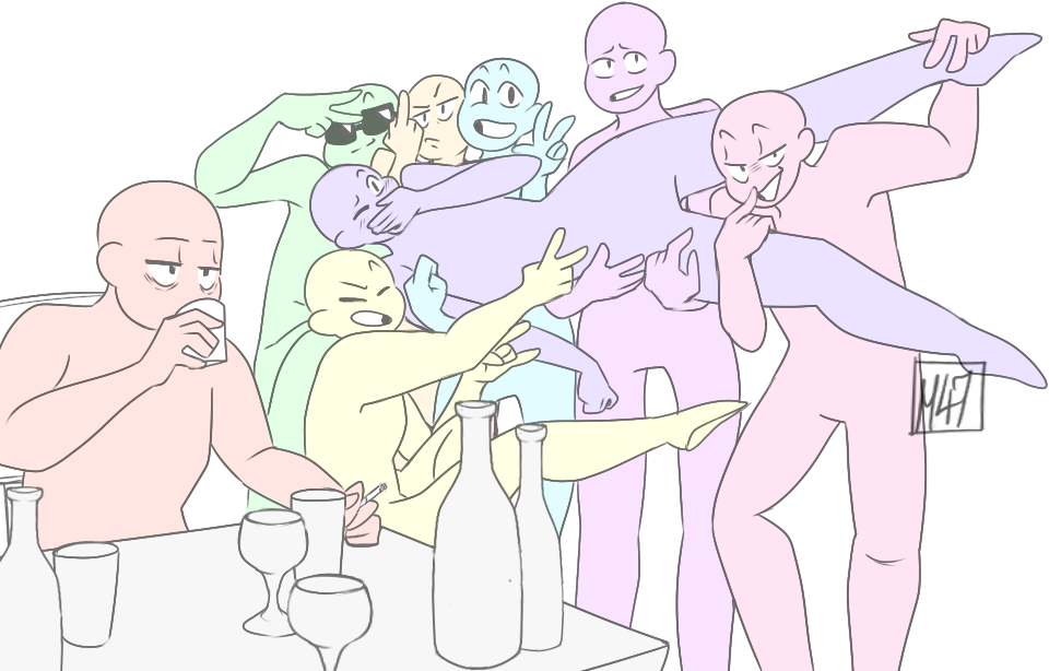 Featured image of post Friend Group Base Drawing Best friends drawing at getdrawings