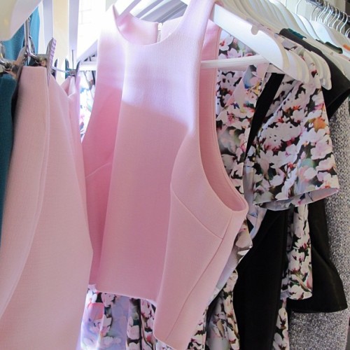 paex: rosyspice: joyhysteric: Perfect pink crop at yesterday’s Spring 2013 buying appointment with