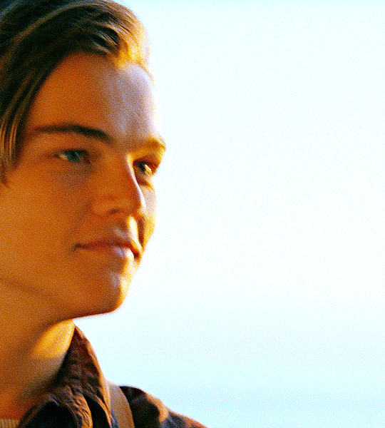movie gifs — Leonardo DiCaprio as Jack Dawson Titanic (1997)...