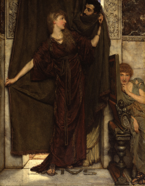 My Sister Is Not In, Lawrence Alma-Tadema, 1879Happy birthday to Lawrence Alma-Tadema, born on this 
