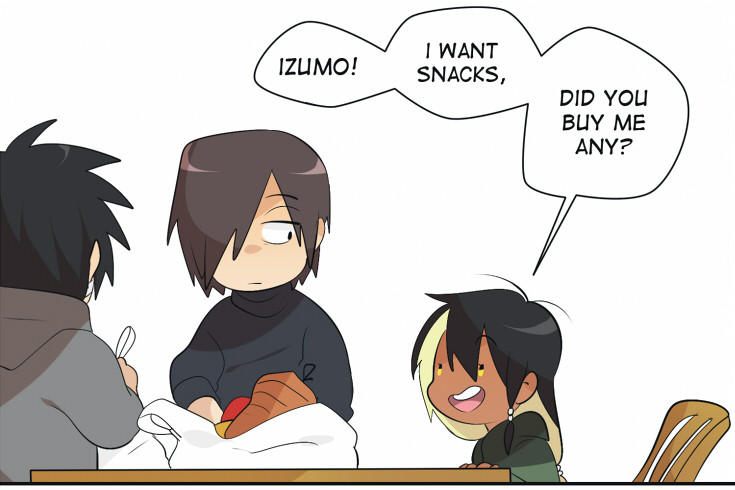 twistedgiggles:  moosopp-art:  Making a naruto OC is just my excuse to draw domestic
