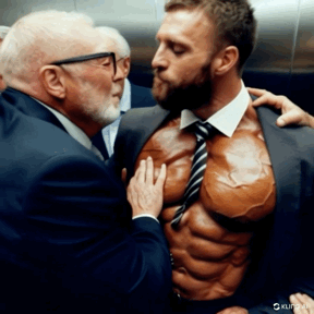 The Board Members Like This Muscular Bodyguard, Which Can Not Only Protect Their Safety, But Also Enjoy