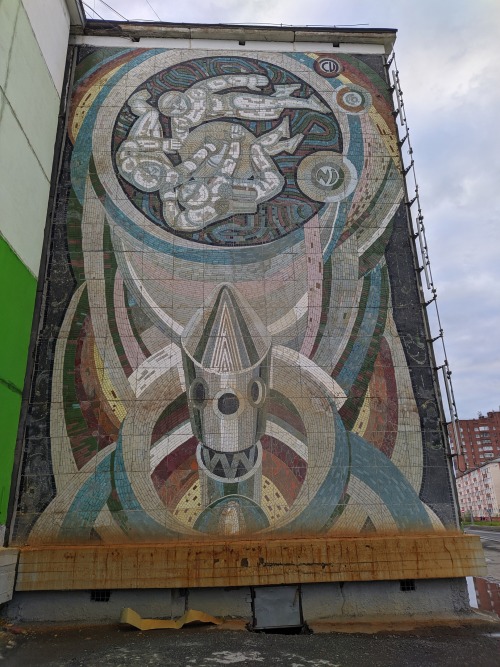 my-russia:Soviet mosaics in Norilsk, Krasnoyarsk Krai