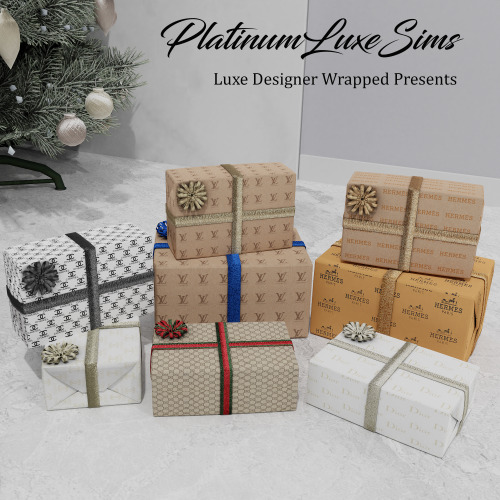 | Christmas Presents &amp; Luxe Designer Presents |Now on my Patreon!Christmas Themed • Fla