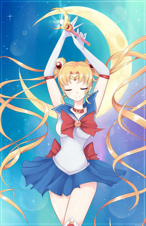tsuukipie:She is the one named, Sailor Moon!