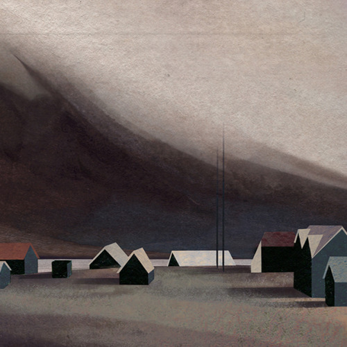 A crop from my cover design for Moonstone by Sjón